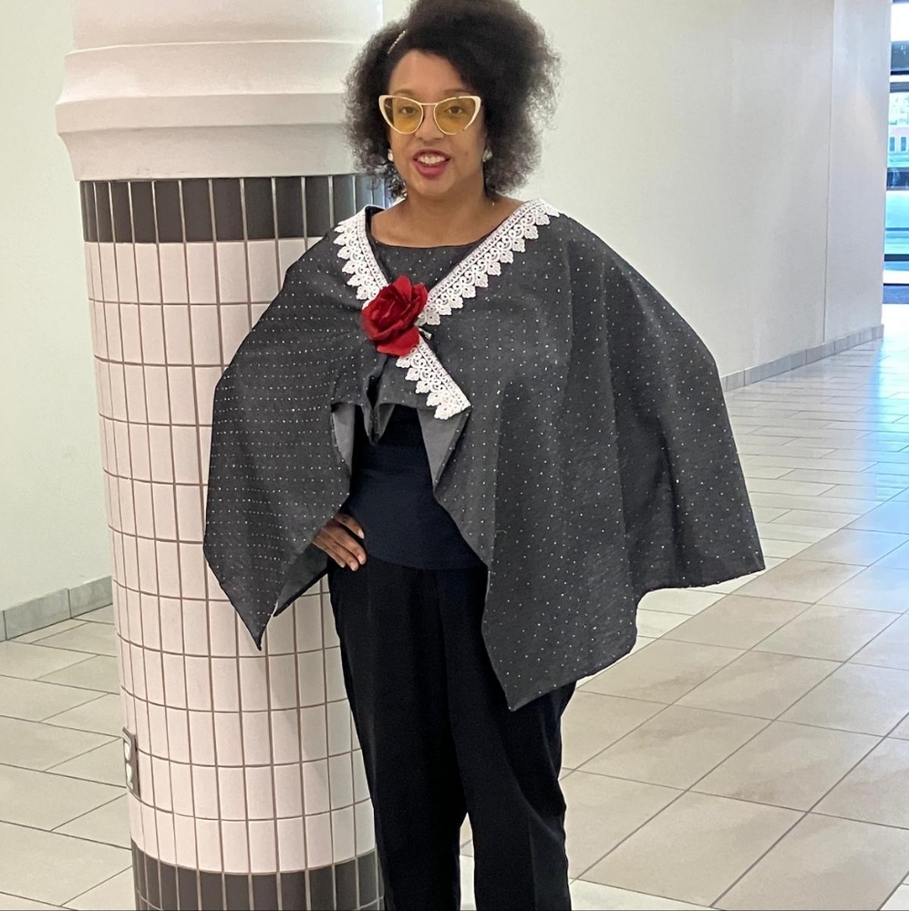 Classy Denim Poncho